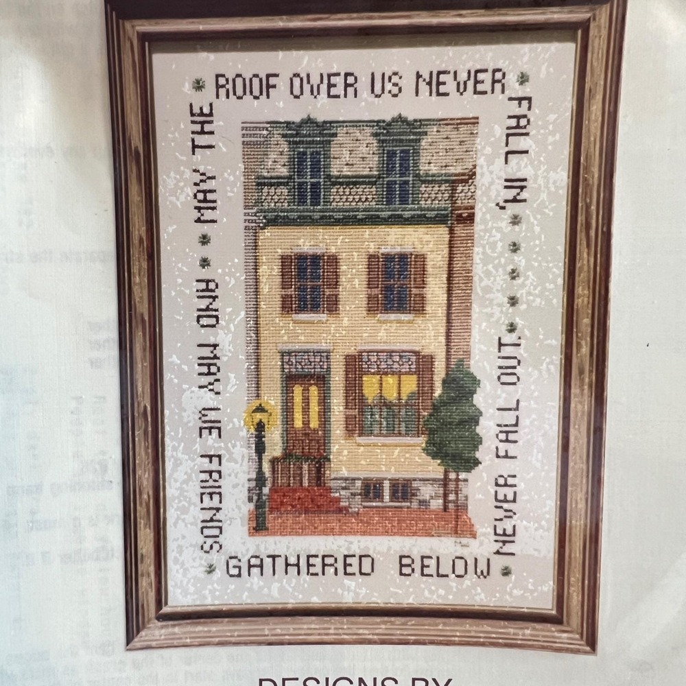 Marion Dove Werth Counted Cross Stitch Pattern House Sampler‎ 1988 Chart Pack
